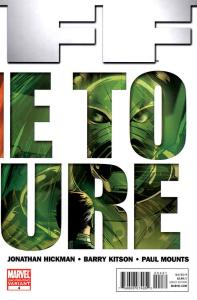 FF #4 (2nd) VF/NM ; Marvel | Hickman Fantastic Four Connecting Cover