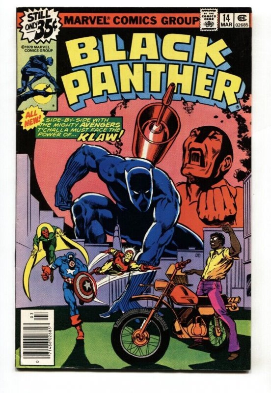 BLACK PANTHER #14 comic book 1978-MARVEL COMICS VF
