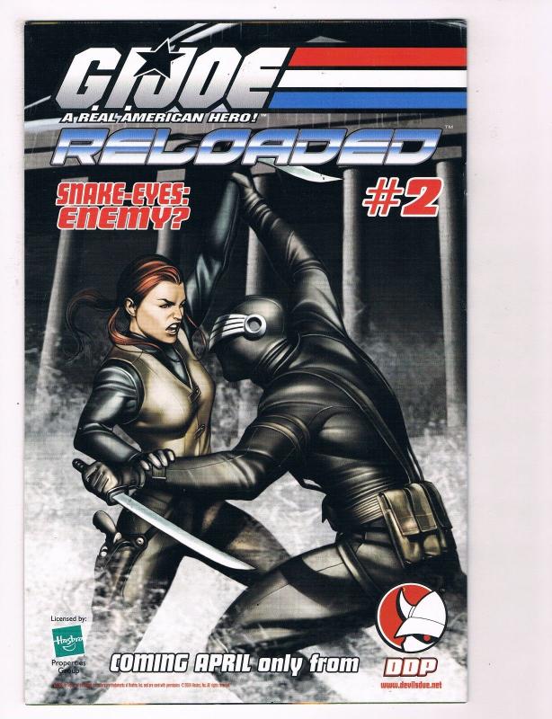 G.I. Joe Reloaded # 1 DDP Comic Books Awesome Issue Modern Age Snake Eyes!!! S31