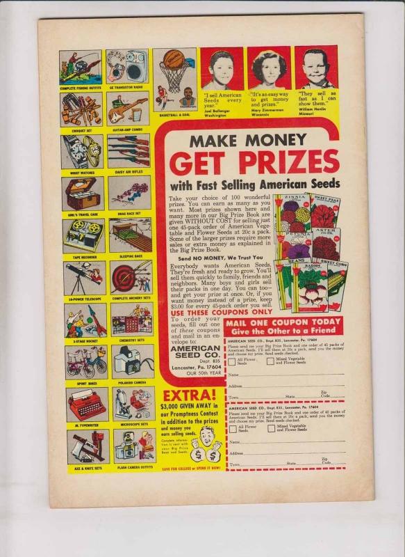 Superboy #145 FN+ march 1968 - silver age dc comics - neal adams cover