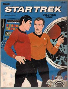 Star Trek Coloring Book #1035-1 1975-Mr Spock-Capt Kirk-VG-