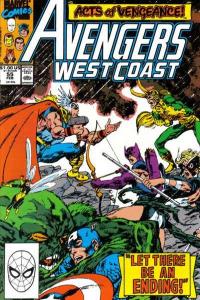 Avengers West Coast   #55, NM + (Stock photo)