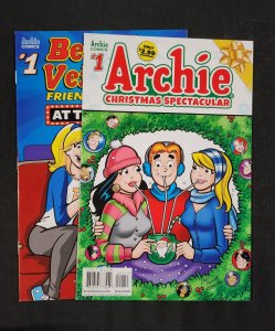 Archie Comics #1 - 2PC Betty & Veronica & Xmas Spectacular (9.2ob) 2018