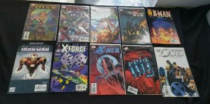 X-MEN 10PC (VF/NM) IDENTITY DISC, X-FORCE/CABLE: MESSIAH WAR, IRON MAN 2001-09