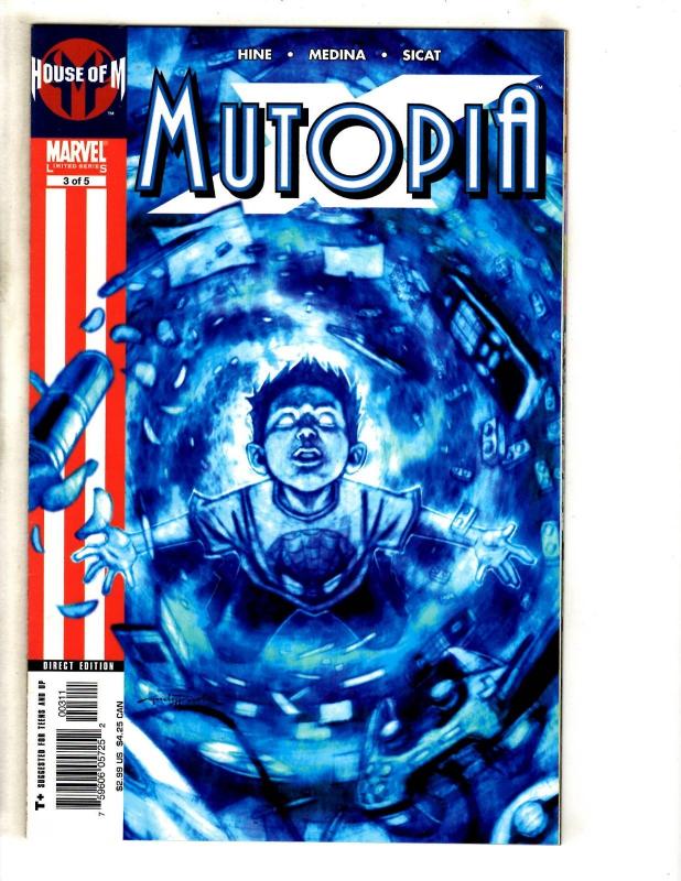 Lot Of 8 Marvel Comics Mutopia # 2 3 4 5 + Mys-Tech Wars # 1 2 3 4 CR44