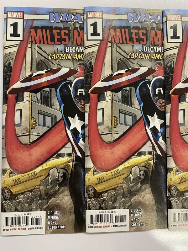 What If Miles Morales 1 5x Copies Cvr A 2022 Became Captain America Nm Comic Books 