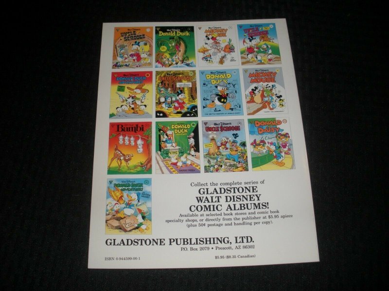 1987 GLADSTONE COMIC ALBUM #1 VF- 7.5 Uncle Scrooge  / Donald Duck