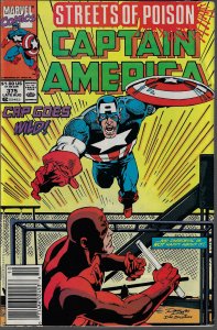 Captain America #375,377,393 (Marvel, 1990-91) - Three Issues