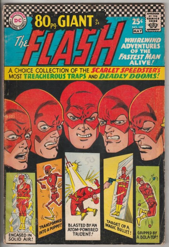 Flash, The #169 (Apr-67) VG+ Affordable-Grade Flash