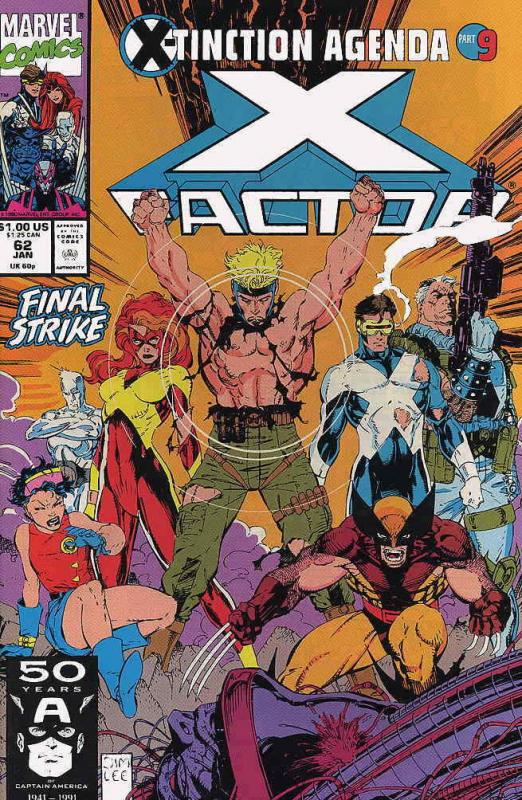 X-Factor #62 FN; Marvel | save on shipping - details inside