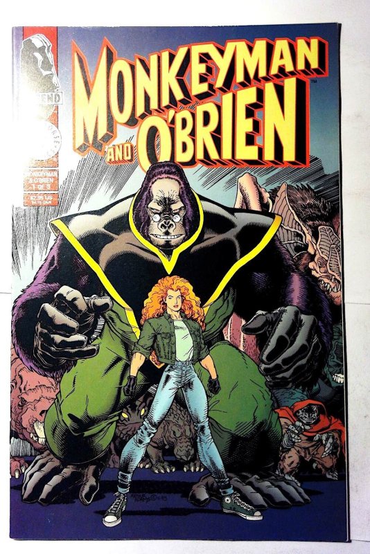 Monkeyman And O'Brien #1 (1996) Dark Horse Comics Tarzan 1st Print Comic Book