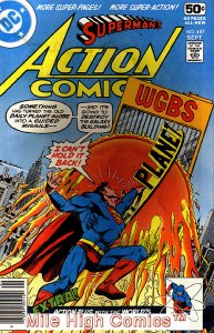 ACTION COMICS  (1938 Series) (#0-600, 643-904) (DC) #487 Very Fine Comics Book