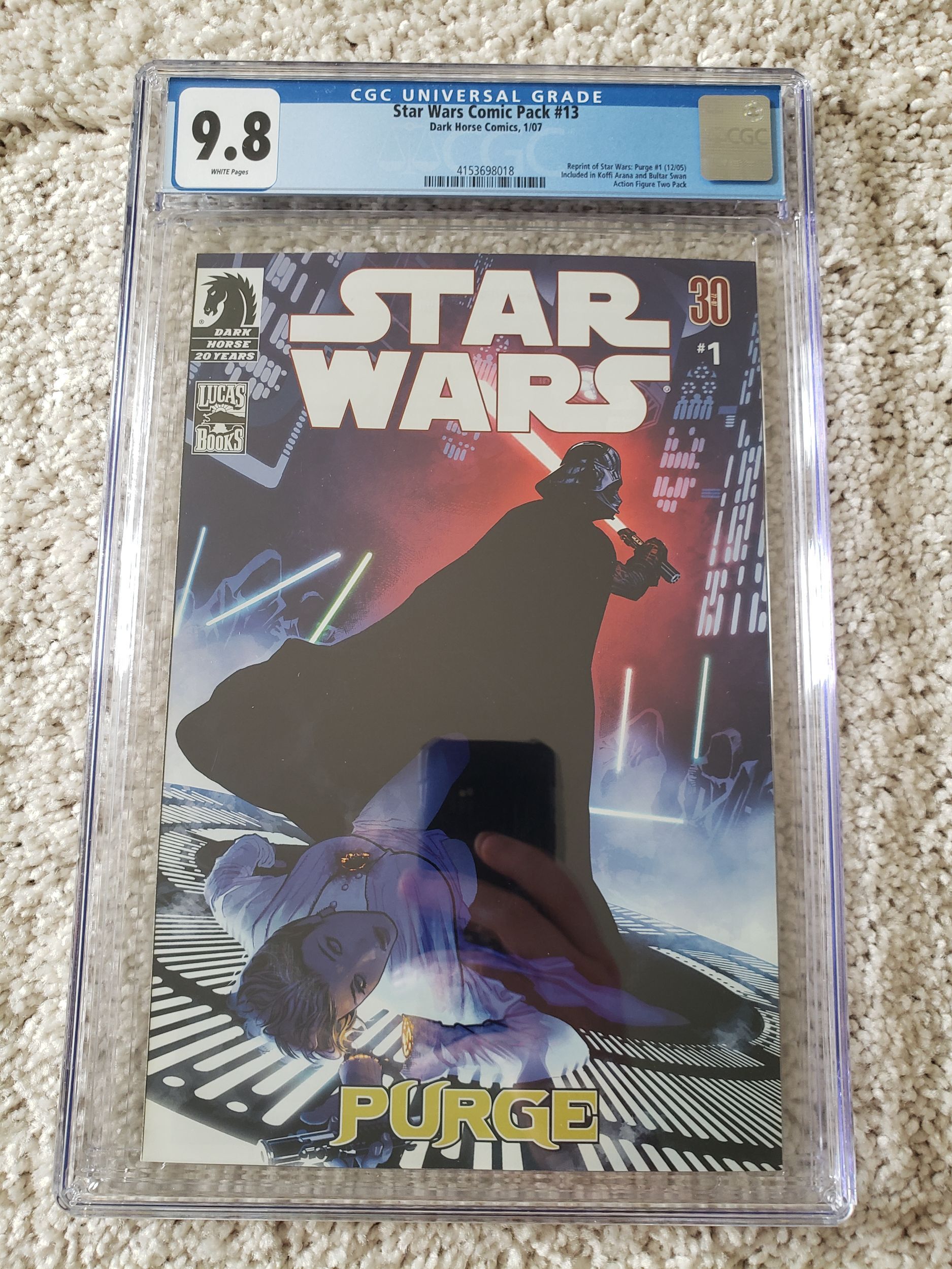 CGC 9.8 」Star Wars#1 特別版コミック-