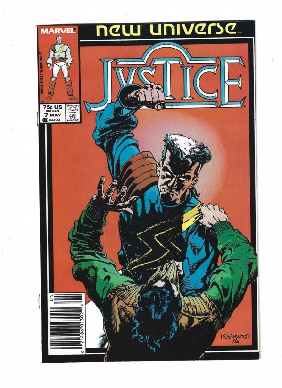 Justice #1 through 7 Newsstand Edition (1986)