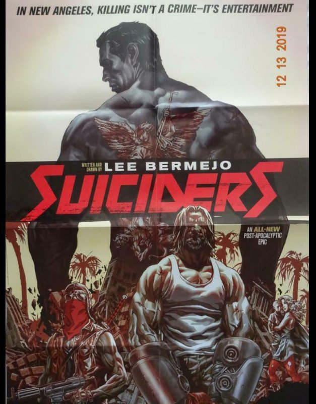 SUICIDERS Promo Poster , 22 x 34, 2015, VERTIGO,  Unused more in our store 045