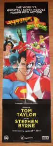 Justice League/Mighty Morphin Power Rangers Folded Promo Poster (11 x 36)