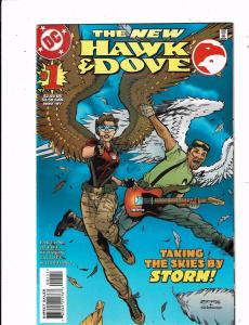 Lot of 3 Hawk & Dove DC Comic Books #1(2)+Annual 2 MS11