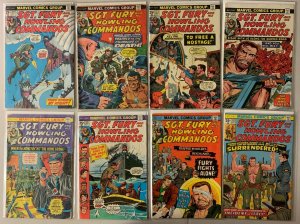 Sgt. Fury Howling Commandos lot #119-167 Marvel (avg 5.0) 33 diff (1974-'81)