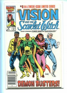 Vision and the Scarlet Witch #8 Marvel Comics Canadian Newsstand May 1986 (VF-)