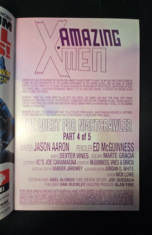 Amazing X-Men #4 (2014) NM Marvel