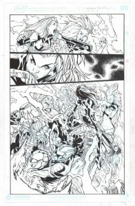 Extraordinary X-Men #4 p.15 - Storm and Old Man Logan art by Humberto Ramos