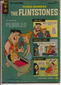 Flintstones #11 1963-Hanna-Babrbera TV cartoon series-Introducing Pebbles-VG