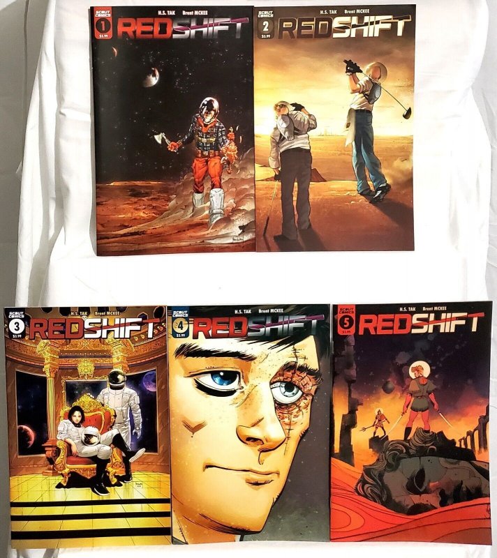 RED SHIFT #1 - 5 Tale of an Astronaut Scared of Space Scout Comics