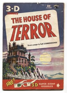 House Of Terror (3-D) #1 - 1953 - St. John - VG- - comic book