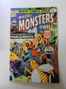 Where Monsters Dwell #34 (1975) VF- condition