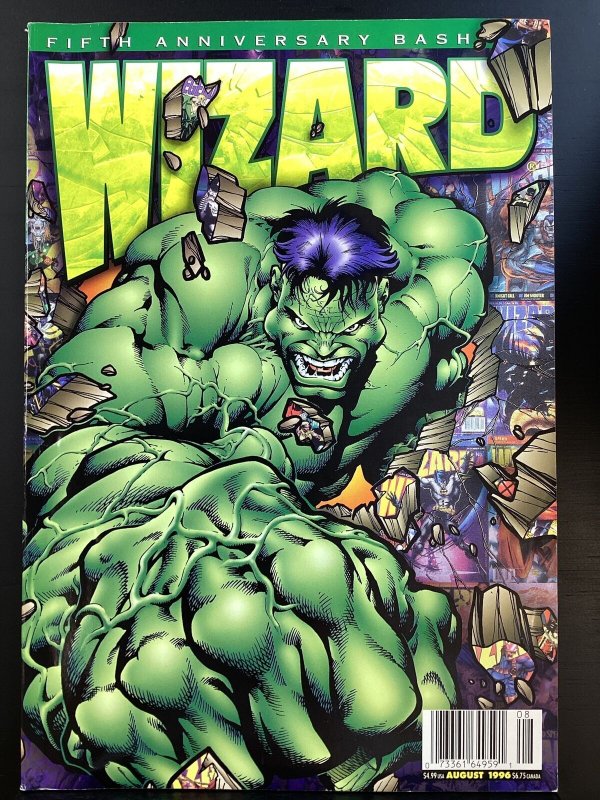 Wizard: The Guide to Comics #60 - Hulk cover