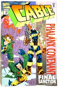 Cable #16 Foil Enhanced Cover Phalanx Covenant Part 2 (Marvel 1994)