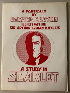 Sherlock Homes a Study in Scarlet Portfolio by Howard Chaykin set Notes (1976)