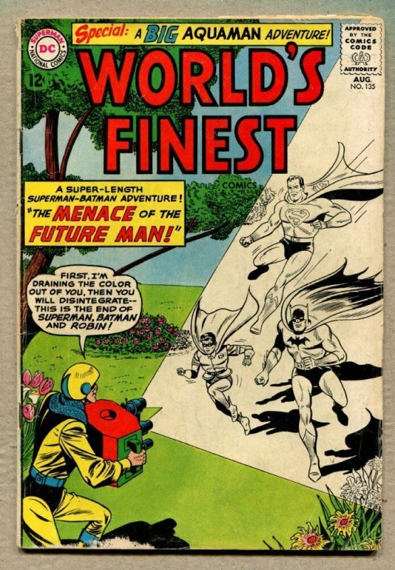World's Finest Comics #135 - The Menace of The Future Man! - 1963 (Grade 5.0) WH