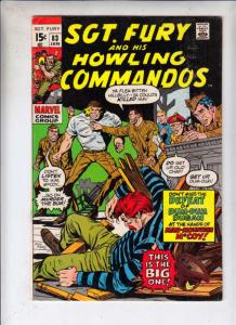 Sgt. Fury and His Howling Commandos #83 (Jan-71) VF High-Grade Sgt. Fury, How...