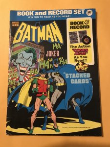 BATMAN Book and Record Set #PR-27 (1975) : Fn+ w/ RPM, JOKER, Robin, scarce