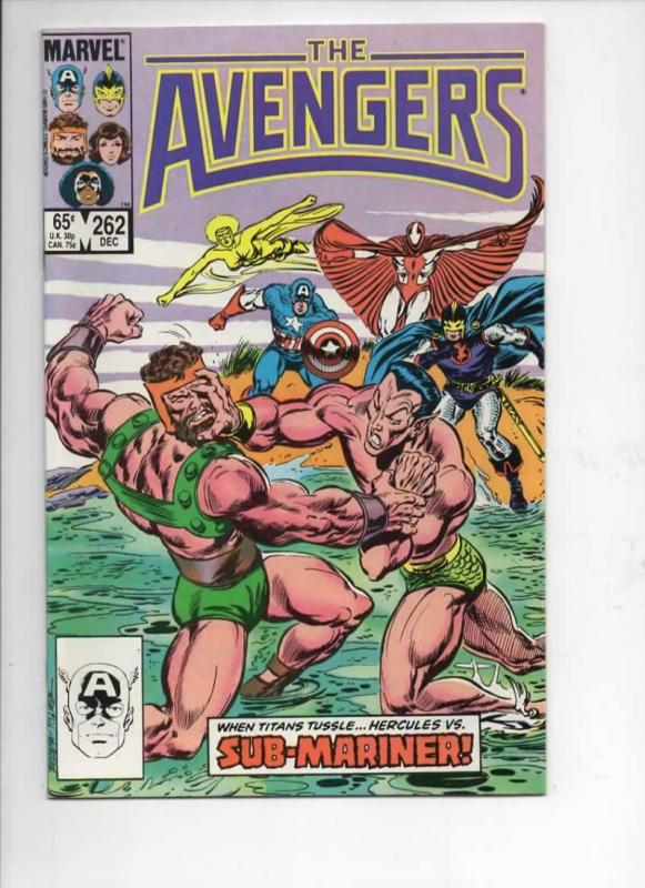 AVENGERS #262, VF/NM, Sub-Mariner vs Hercules, 1963 1985, more Marvel in store