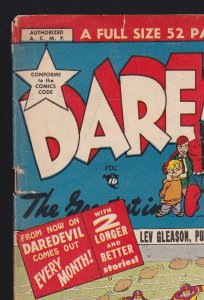 Daredevil Comics #58 2.5 GD+ Lev Gleason - Jan 1949