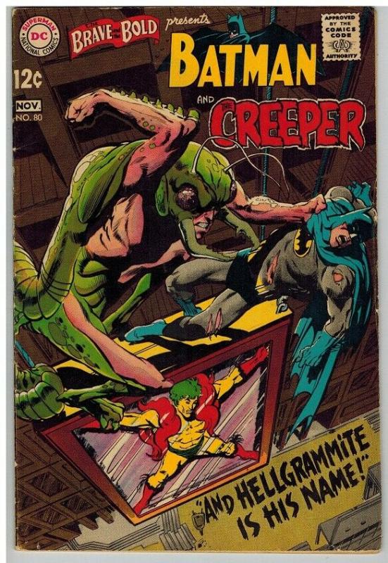 BRAVE & BOLD (1955-1983 DC) 80 VG Nov 1968 Neal Adams