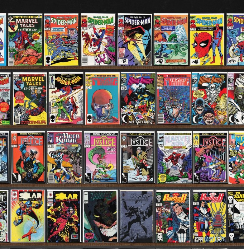 Huge Lot 150+ Comics with Iron Man, Marvel Tales, Marvel Age, Kickers & More!