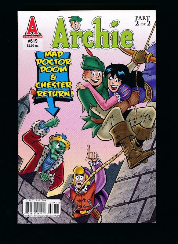 Archie #619,  ~ Archie Comics 2011 ~ NM (HX547)