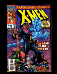 Lot of 12 X-Men Marvel Comic Books #58 59 60 61 62 63 64 65 66 67 68 69 EK5