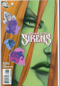Gotham City Sirens #8 Guillem March Cover DC Comics 2010 VF/NM