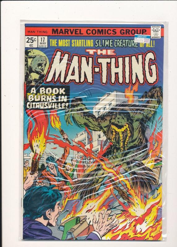 Marvel The Man-Thing-#17  FINE/VERY FINE (SIC286)