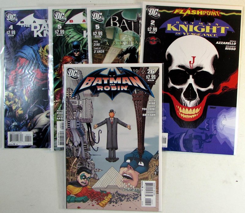 Batman Dark Knight , Arkham City, Robin Lot 5 #4, 5, 5, 2, 26 DC 2011 Comics