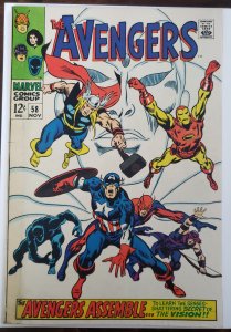 Avengers 58 2nd appearance of Vision