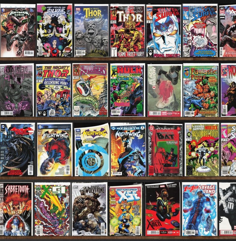 Huge Lot 140+ Comics with The Mighty Thor, Thor, Silver Surfer & More!