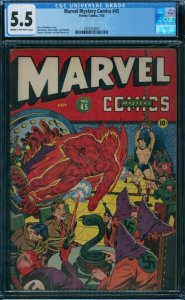 Marvel Mystery  Comics 45 CGC 5.5  Schomburg Cover