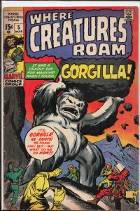 Where Creatures Roam #5 (1971) Gorgilla