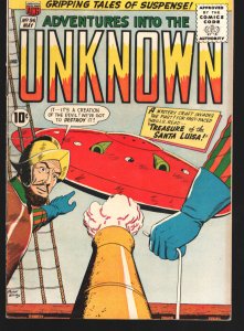 Adventures Into The Unknown #96  1958 - ACG  -VF - Comic Book
