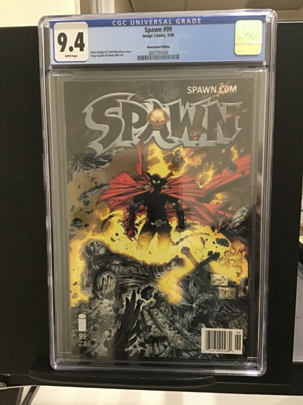 Spawn #99 CGC 9.4 newstand edition  